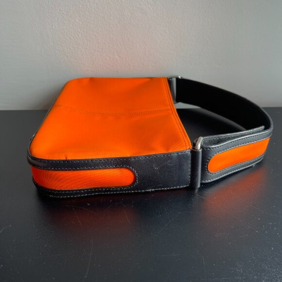 Givenchy Nylon and Calf Leather Handbag - Orange - Preowned - Picture 6 of 15